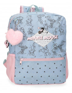 MOCHILA ADAP. 33CM. MINNIE MOUSE AMERICAN DARLING